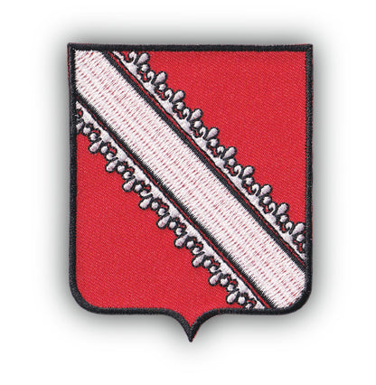 MAXIMUMPATCHES - Ecusson Patch Brodé Thermocollant - Département Région Territoire France - 6,5 cm x 8 cm - 67 Bas Rhin