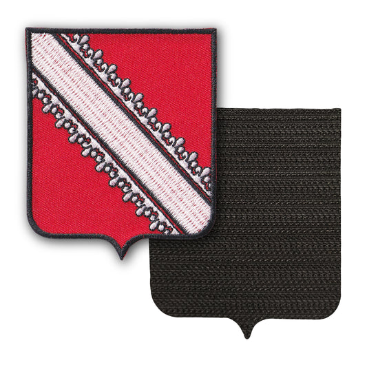 MAXIMUMPATCHES - 67 Bas Rhin - 6,5 cm x 8 cm - Ecusson Patch Brodé Avec Scratch Cousu Au Dos + Carré Scratch A Coudre, Face Opposé 10 cm x 10 cm Offert / Département Région Territoire France