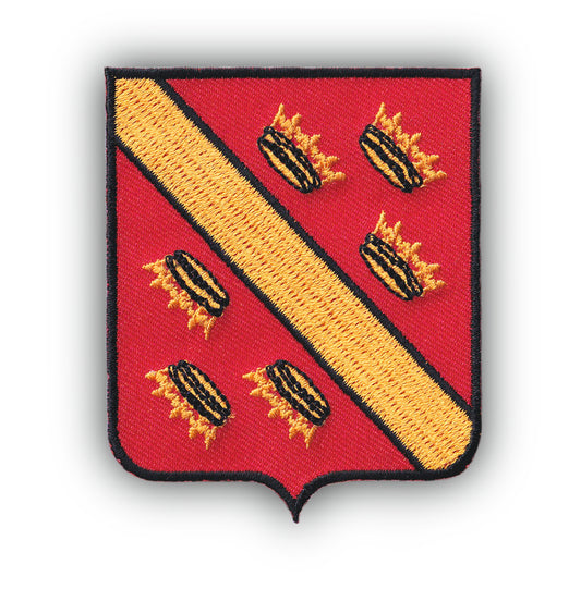 MAXIMUMPATCHES - Ecusson Patch Brodé Thermocollant - Département Région Territoire France - 6,5 cm x 8 cm - 68 Haut Rhin