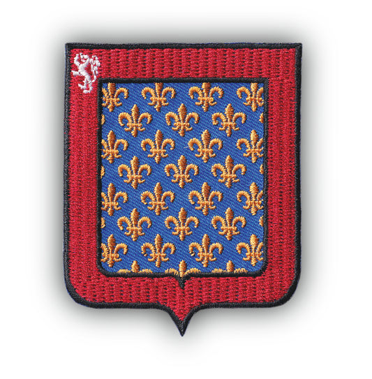 MAXIMUMPATCHES - Ecusson Patch Brodé Thermocollant - Département Région Territoire France - 6,5 cm x 8 cm - 72 Sarthe