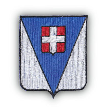 MAXIMUMPATCHES - Ecusson Patch Brodé Thermocollant - Département Région Territoire France - 6,5 cm x 8 cm - 73 Savoie