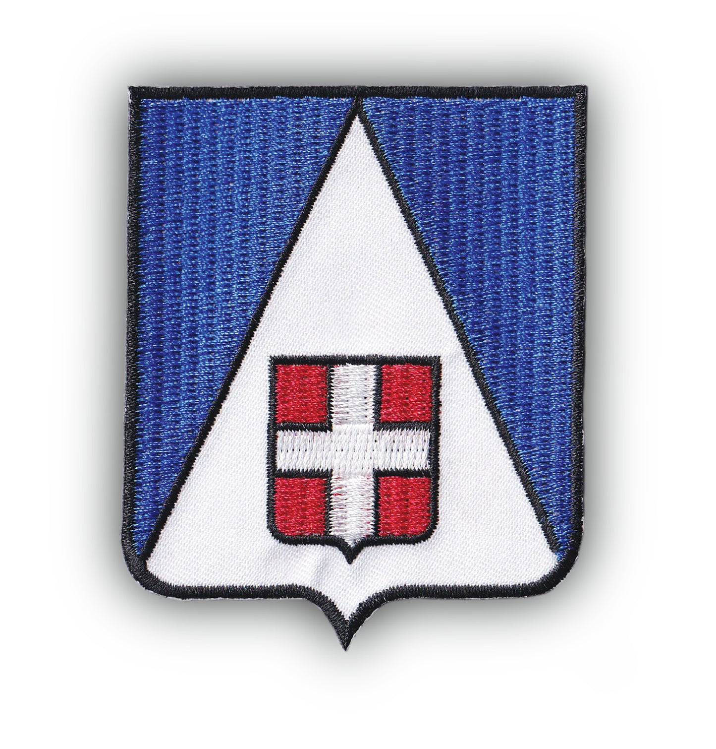 MAXIMUMPATCHES - Ecusson Patch Brodé Thermocollant - Département Région Territoire France - 6,5 cm x 8 cm - 74 Haute Savoie