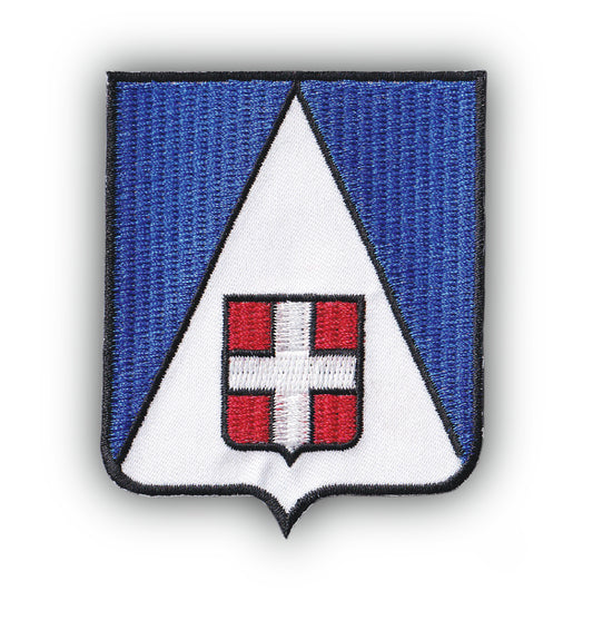 MAXIMUMPATCHES - Ecusson Patch Brodé Thermocollant - Département Région Territoire France - 6,5 cm x 8 cm - 74 Haute Savoie