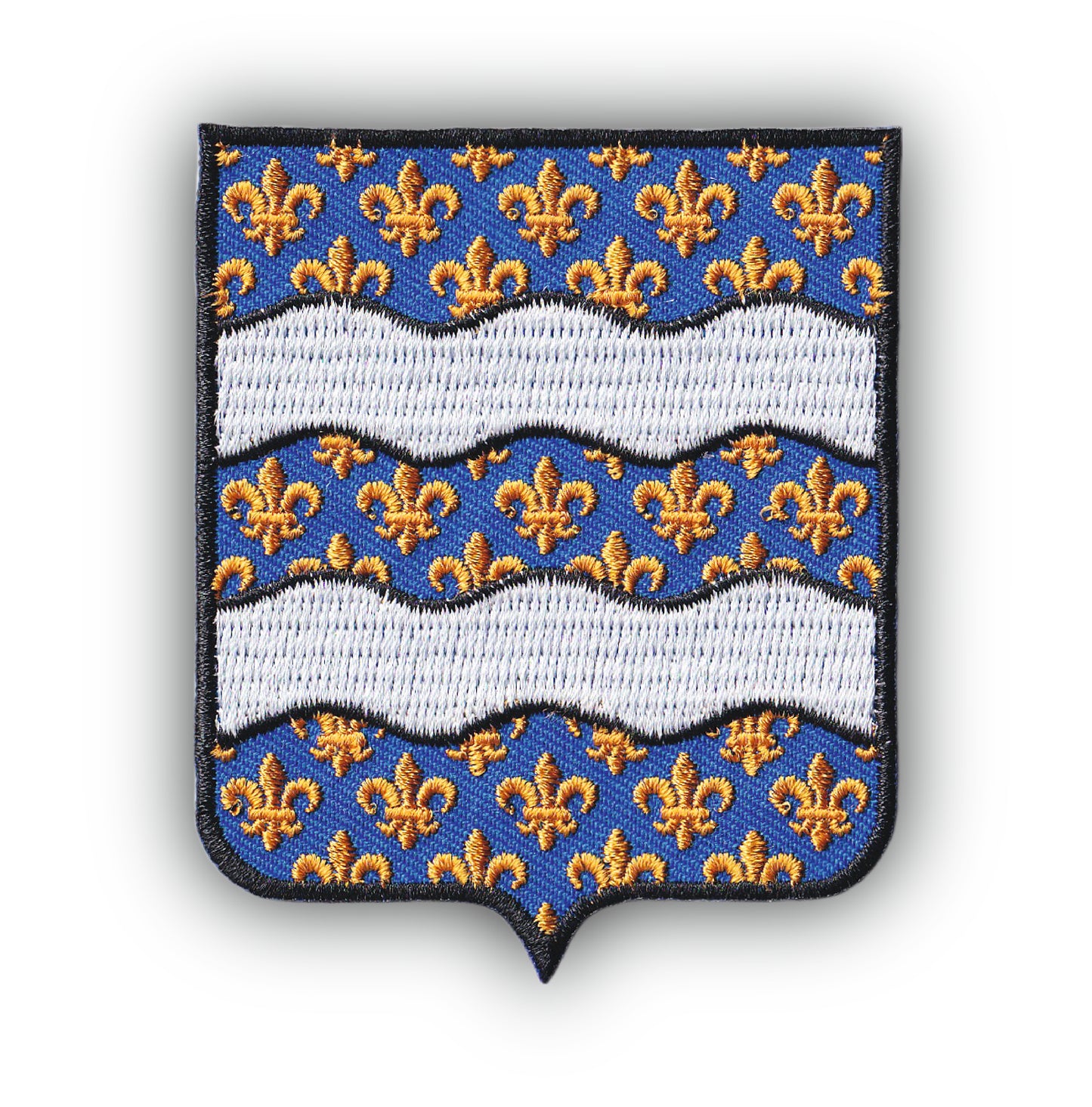 MAXIMUMPATCHES - Ecusson Patch Brodé Thermocollant - Département Région Territoire France - 6,5 cm x 8 cm - Seine Et Marne