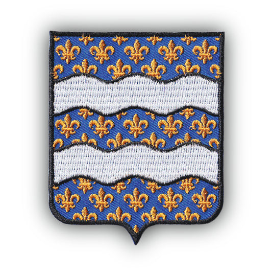 MAXIMUMPATCHES - Ecusson Patch Brodé Thermocollant - Département Région Territoire France - 6,5 cm x 8 cm - Seine Et Marne
