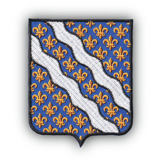 MAXIMUMPATCHES - Ecusson Patch Brodé Thermocollant - Département Région Territoire France - 6,5 cm x 8 cm - Yvelines
