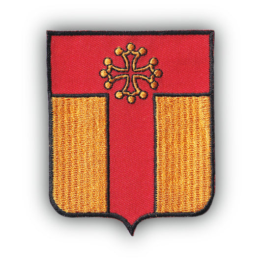 MAXIMUMPATCHES - Ecusson Patch Brodé Thermocollant - Département Région Territoire France - 6,5 cm x 8 cm - 81 Tarn