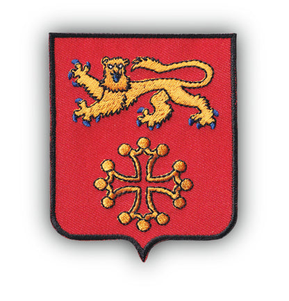 MAXIMUMPATCHES - Ecusson Patch Brodé Thermocollant - Département Région Territoire France - 6,5 cm x 8 cm - 82 Tarn Et Garonne