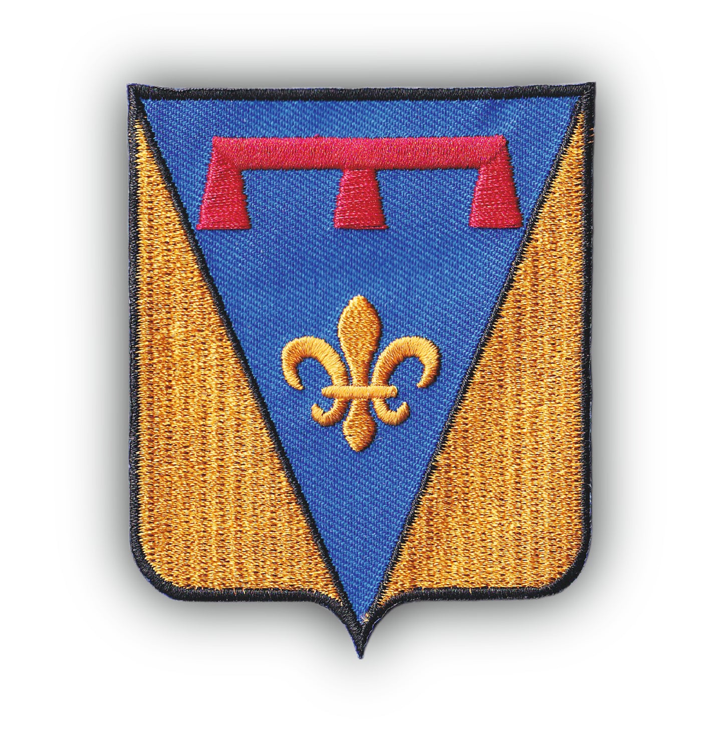 MAXIMUMPATCHES - Ecusson Patch Brodé Thermocollant - Département Région Territoire France - 6,5 cm x 8 cm - 83 Var
