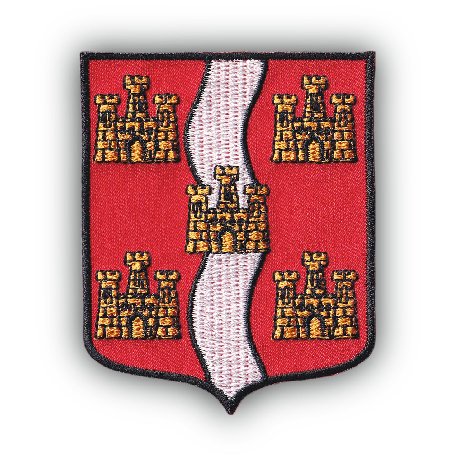 MAXIMUMPATCHES - Ecusson Patch Brodé Thermocollant - Département Région Territoire France - 6,5 cm x 8 cm - 86 Vienne