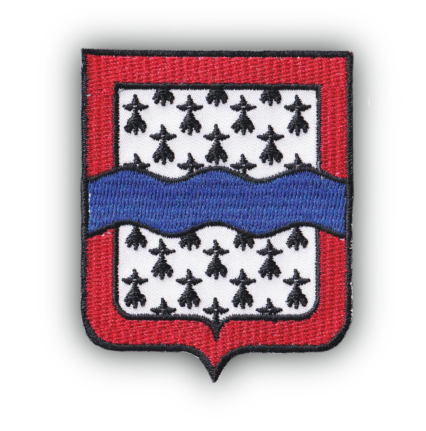 MAXIMUMPATCHES - Ecusson Patch Brodé Thermocollant - Département Région Territoire France - 6,5 cm x 8 cm - 87 Haute Vienne