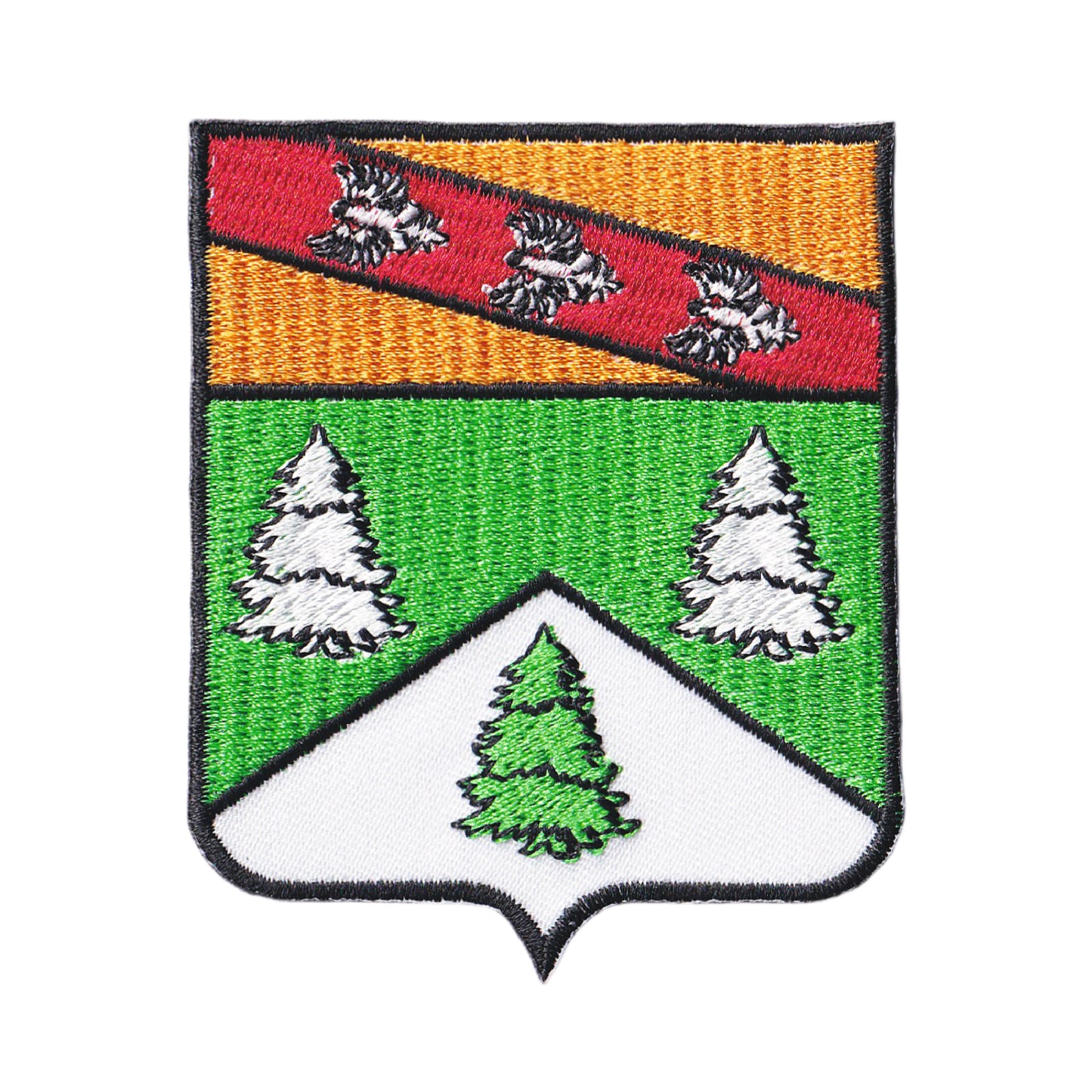 MAXIMUMPATCHES - Ecusson Patch Brodé Thermocollant - Département Région Territoire France - 6,5 cm x 8 cm - 88 Vosges