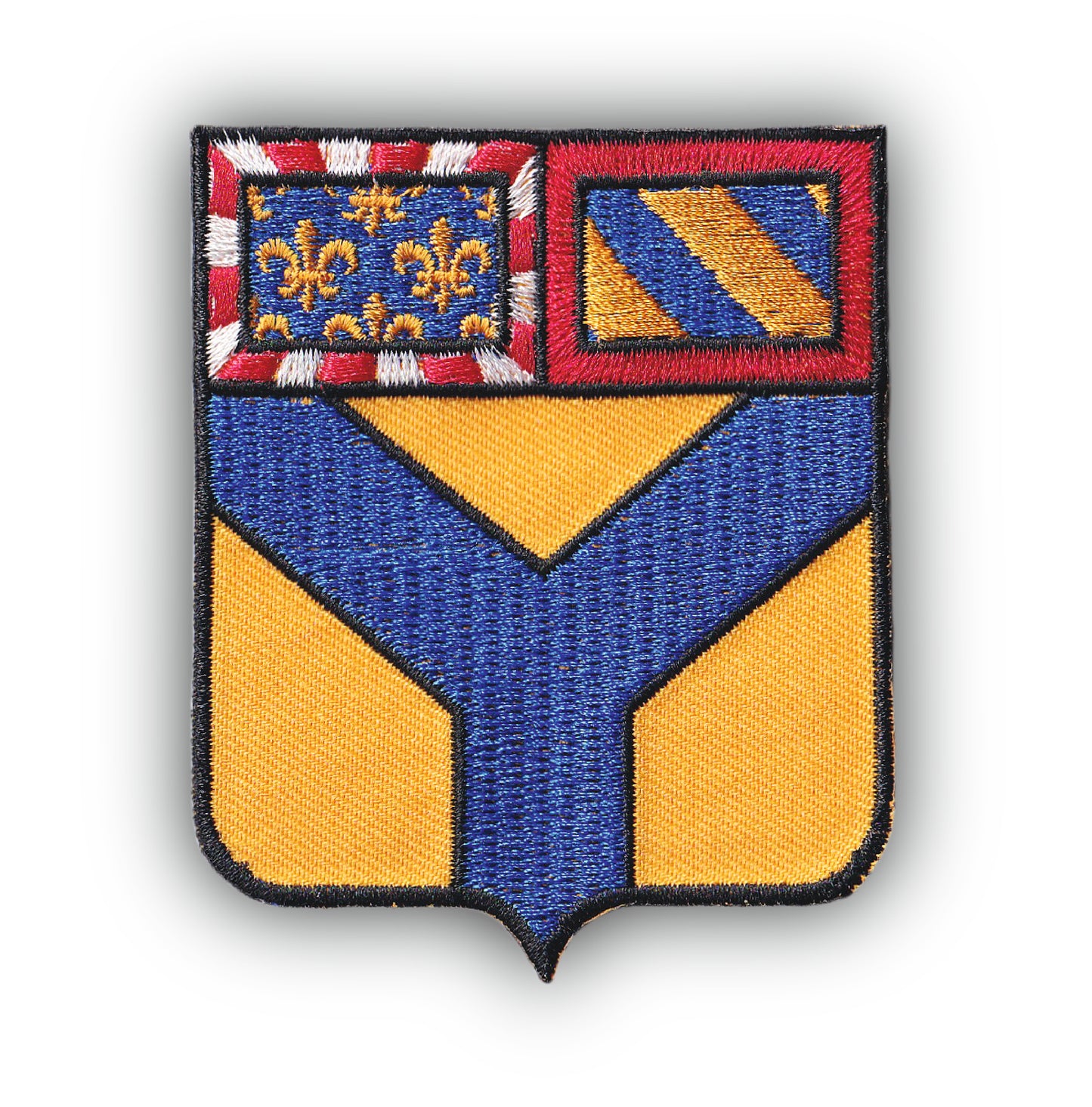 MAXIMUMPATCHES - Ecusson Patch Brodé Thermocollant - Département Région Territoire France - 6,5 cm x 8 cm - 89 Yonne