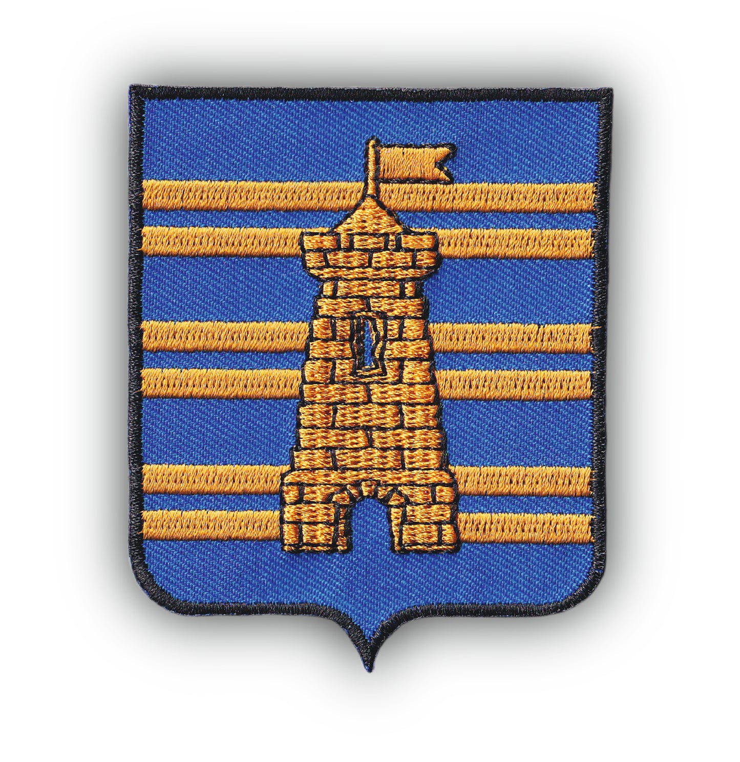 MAXIMUMPATCHES - Ecusson Patch Brodé Thermocollant - Département Région Territoire France - 6,5 cm x 8 cm - 90 Territoire De Belfort