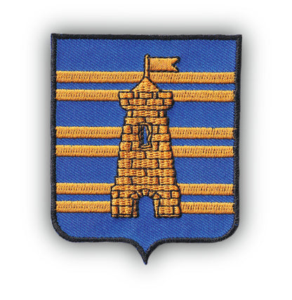 MAXIMUMPATCHES - Ecusson Patch Brodé Thermocollant - Département Région Territoire France - 6,5 cm x 8 cm - 90 Territoire De Belfort