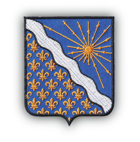 MAXIMUMPATCHES - Ecusson Patch Brodé Thermocollant - Département Région Territoire France - 6,5 cm x 8 cm - 91 Essonne