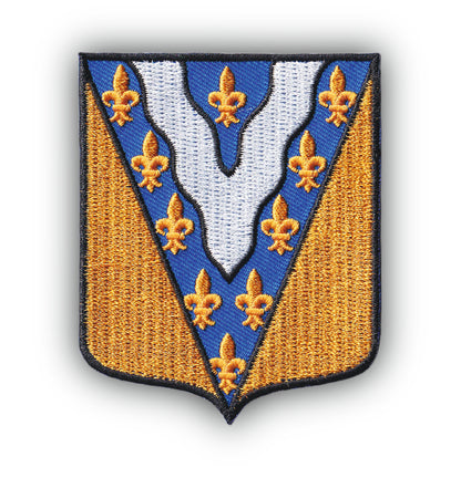 MAXIMUMPATCHES - Ecusson Patch Brodé Thermocollant - Département Région Territoire France - 6,5 cm x 8 cm - 94 Val De Marne