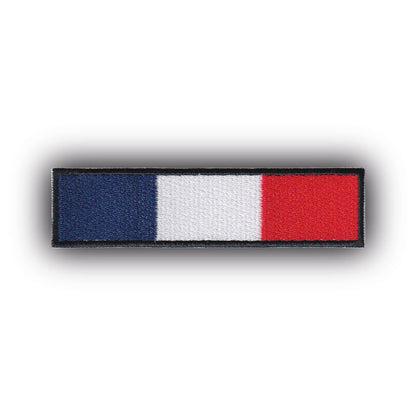 MAXIMUMPATCHES - Ecusson Patch Brodé Thermocollant - Dim: 10 cm x 2,5 cm - Blason France Militaire Armée Force Spéciales Terre Air Mer Commandos