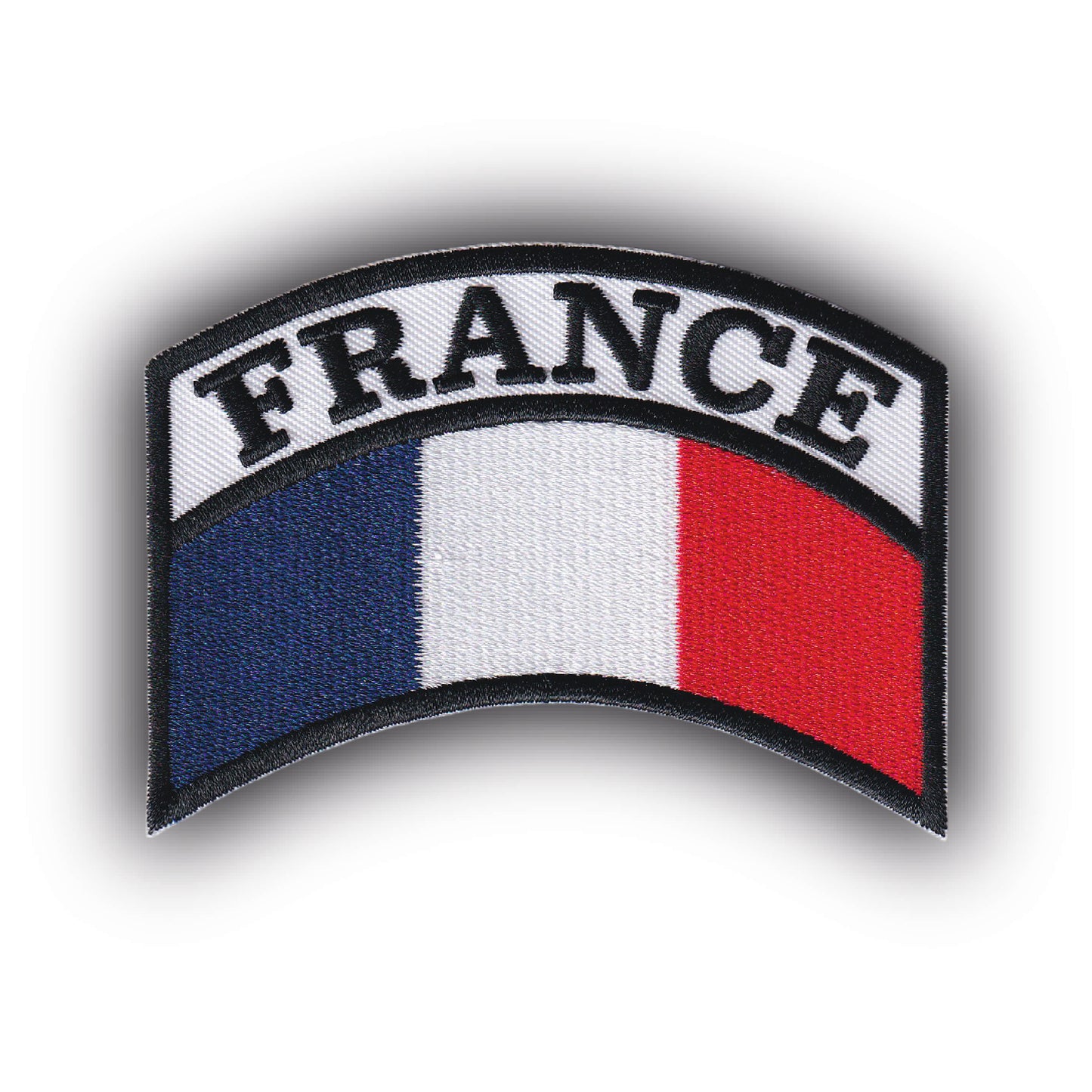 MAXIMUMPATCHES - Ecusson Patch Brodé Thermocollant - Dim: 9 cm x 6,4 cm - Blason France Militaire Armée Force Spéciales Terre Air Mer Commandos