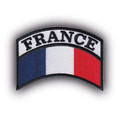 MAXIMUMPATCHES - Ecusson Patch Brodé Thermocollant - Dim: 9 cm x 6,4 cm - Blason France Militaire Armée Force Spéciales Terre Air Mer Commandos