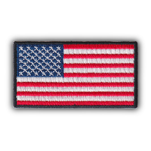 MAXIMUMPATCHES - Ecusson Thermocollant Brodé - 7,5 cm x 4,1 cm - Patch Toppa Aufnäher Drapeau Usa