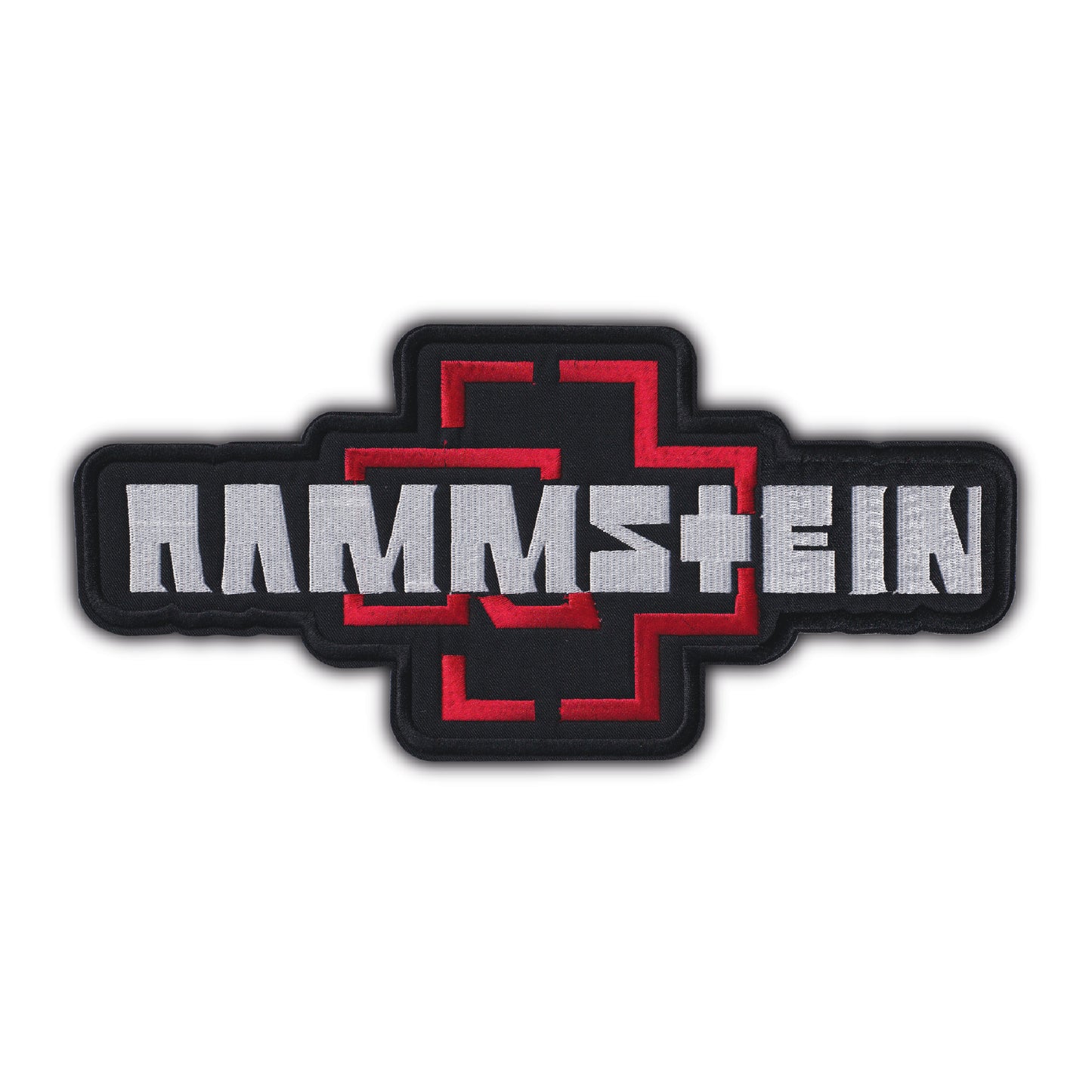 MAXIMUMPATCHES - Grand Ecusson De Dos Patch Brodé Thermocollant - Dim: 15 cm x 31,50 cm - Musique Rock Industriel Allemand Heavy Métal Punk Hard