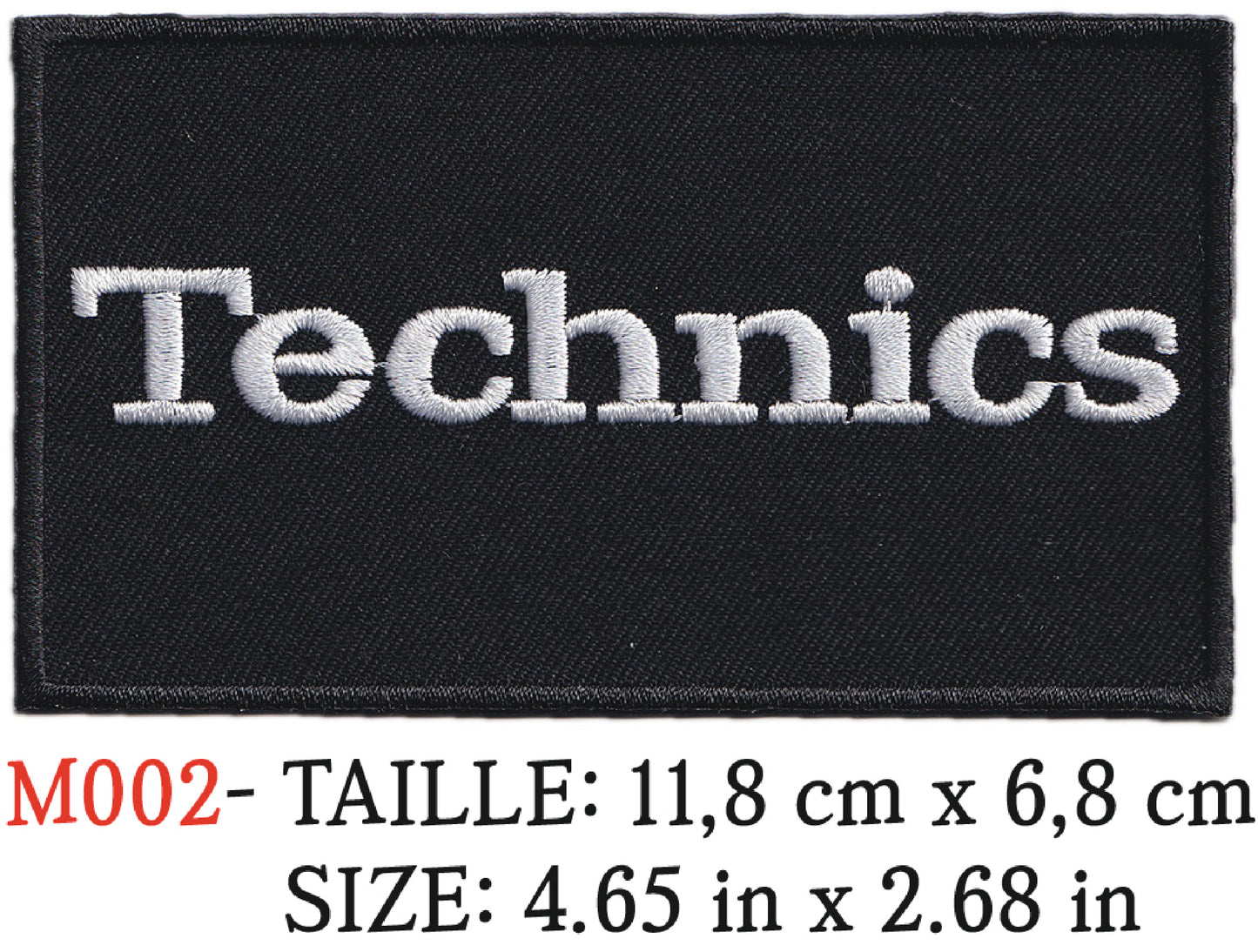 MAXIMUMPATCHES - Écusson Patch Brodé Thermocollant - 8 cm x 5,3 cm - Groupe Musique Rock Punk Hard Trash Métal Heavy Psychedelic