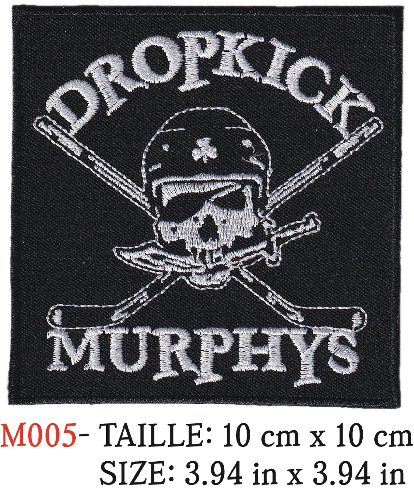 MAXIMUMPATCHES - Écusson Patch Brodé Thermocollant - 10 cm x 10 cm - Groupe Musique Rock Punk Hard Trash Métal Heavy Psychedelic