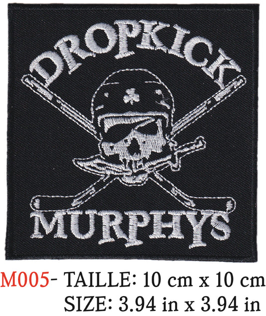 MAXIMUMPATCHES - Écusson Patch Brodé Thermocollant - 10 cm x 10 cm - Groupe Musique Rock Punk Hard Trash Métal Heavy Psychedelic
