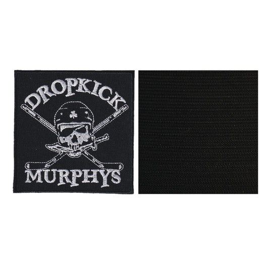 MAXIMUMPATCHES - Dropkick Murphys - 10 cm x 10 cm - Ecusson Patch Brodé Avec Scratch Cousu Au Dos + Carré Scratch A Coudre, Face Opposé 10 cm x 10 cm/Groupe Musique Métal Rock Punk Heavy Trash Blues