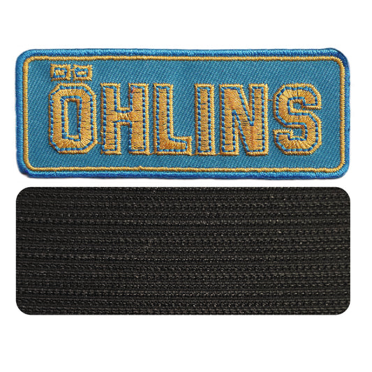 MAXIMUMPATCHES - 8,8 cm x 3,4 cm - Ecusson Patch Brodé Avec Scratch Cousu Au Dos + Carré Scratch A Coudre, Face Opposé 10 cm x 10 cm/Groupe Musique Métal Rock Punk Heavy Trash Blues