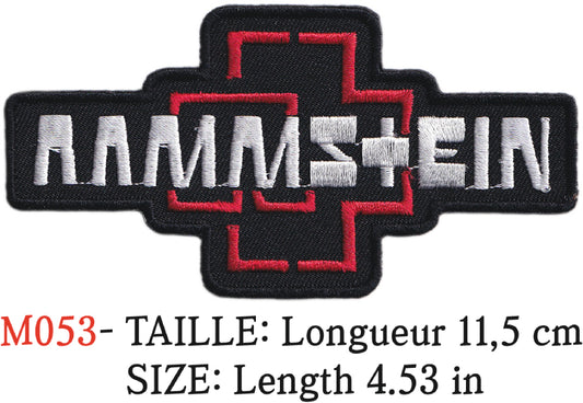 MAXIMUMPATCHES - Écusson Patch Brodé Thermocollant - Longueur 11,5 cm - Groupe Musique Rock Punk Hard Trash Métal Heavy Psychedelic