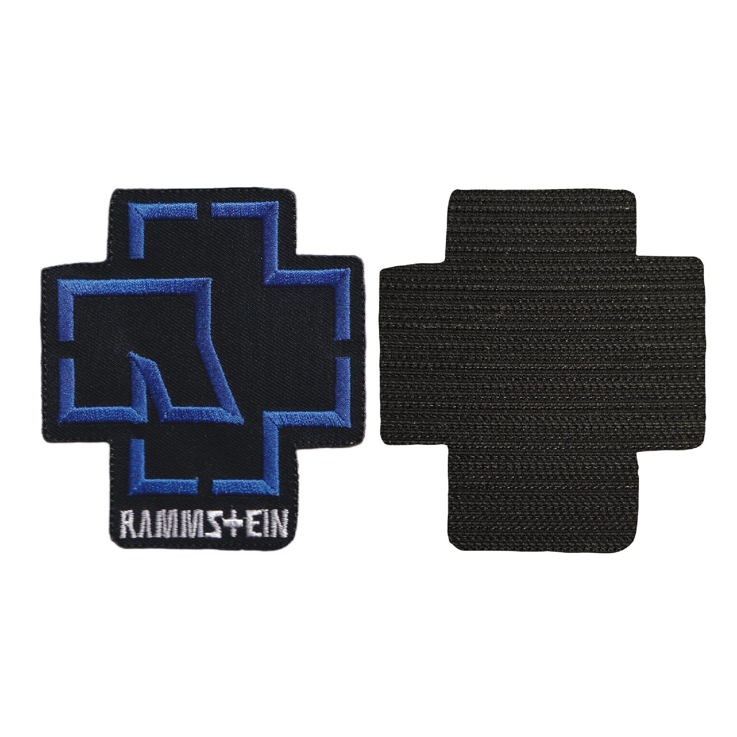 MAXIMUMPATCHES - 8,5 cm x 9,5 cm - Ecusson Patch Brodé Avec Scratch Cousu Au Dos + Carré Scratch A Coudre, Face Opposé 10 cm x 10 cm/Groupe Musique Métal Rock Punk Heavy Trash Blues