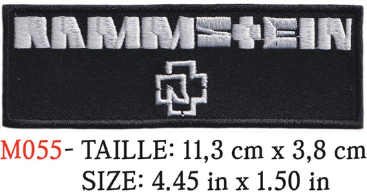MAXIMUMPATCHES - Écusson Patch Brodé Thermocollant - 11,3 cm x 3,8 cm - Groupe Musique Rock Punk Hard Trash Métal Heavy Psychedelic