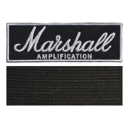 MAXIMUMPATCHES - 10 cm x 3,3 cm - Ecusson Patch Brodé Avec Scratch Cousu Au Dos + Carré Scratch A Coudre, Face Opposé 10 cm x 10 cm/Groupe Musique Métal Rock Punk Heavy Trash Blues