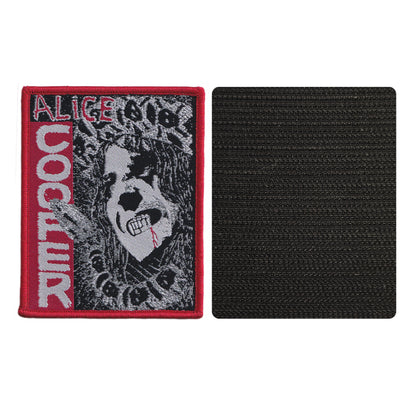MAXIMUMPATCHES - Alice Cooper - 8 cm x 10 cm - Groupe Musique Rock Punk Hard Trash Métal Heavy