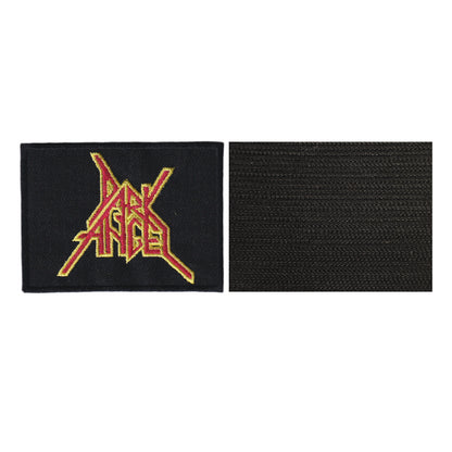 MAXIMUMPATCHES - Dark Angel - 7,8 cm x 5,7 cm - Ecusson Patch Brodé Avec Scratch Cousu Au Dos + Carré Scratch A Coudre, Face Opposé 10 cm x 10 cm/Groupe Musique Métal Rock Punk Heavy Trash Blues