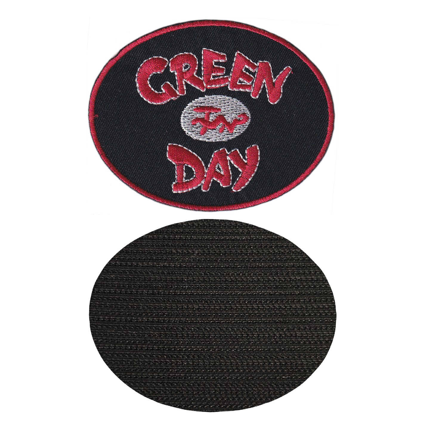 MAXIMUMPATCHES - 9 cm x 7 cm - Ecusson Patch Brodé Avec Scratch Cousu Au Dos + Carré Scratch A Coudre, Face Opposé 10 cm x 10 cm/Groupe Musique Métal Rock Punk Heavy Trash Blues