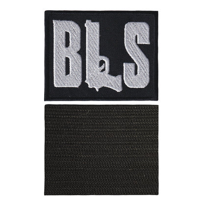 MAXIMUMPATCHES - Bls Black Label Society - 7,5 cm x 6 cm - Ecusson Patch Brodé Avec Scratch Cousu Au Dos + Carré Scratch A Coudre, Face Opposé 10 cm x 10 cm/Groupe Musique Métal Rock Punk Heavy Trash Blues