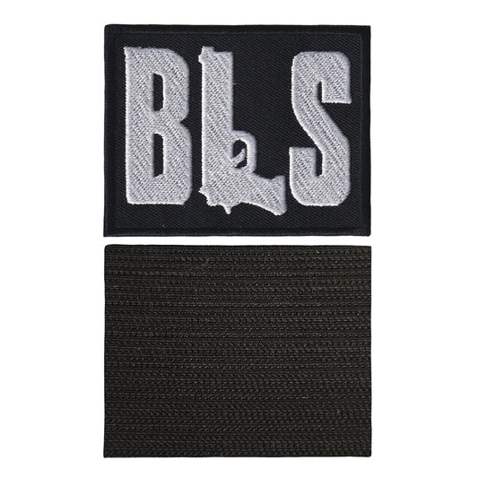 MAXIMUMPATCHES - Bls Black Label Society - 7,5 cm x 6 cm - Ecusson Patch Brodé Avec Scratch Cousu Au Dos + Carré Scratch A Coudre, Face Opposé 10 cm x 10 cm/Groupe Musique Métal Rock Punk Heavy Trash Blues