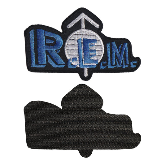 MAXIMUMPATCHES - Longueur 11 cm - Ecusson Patch Brodé Avec Scratch Cousu Au Dos + Carré Scratch A Coudre, Face Opposé 10 cm x 10 cm/Groupe Musique Métal Rock Punk Heavy Trash Blues