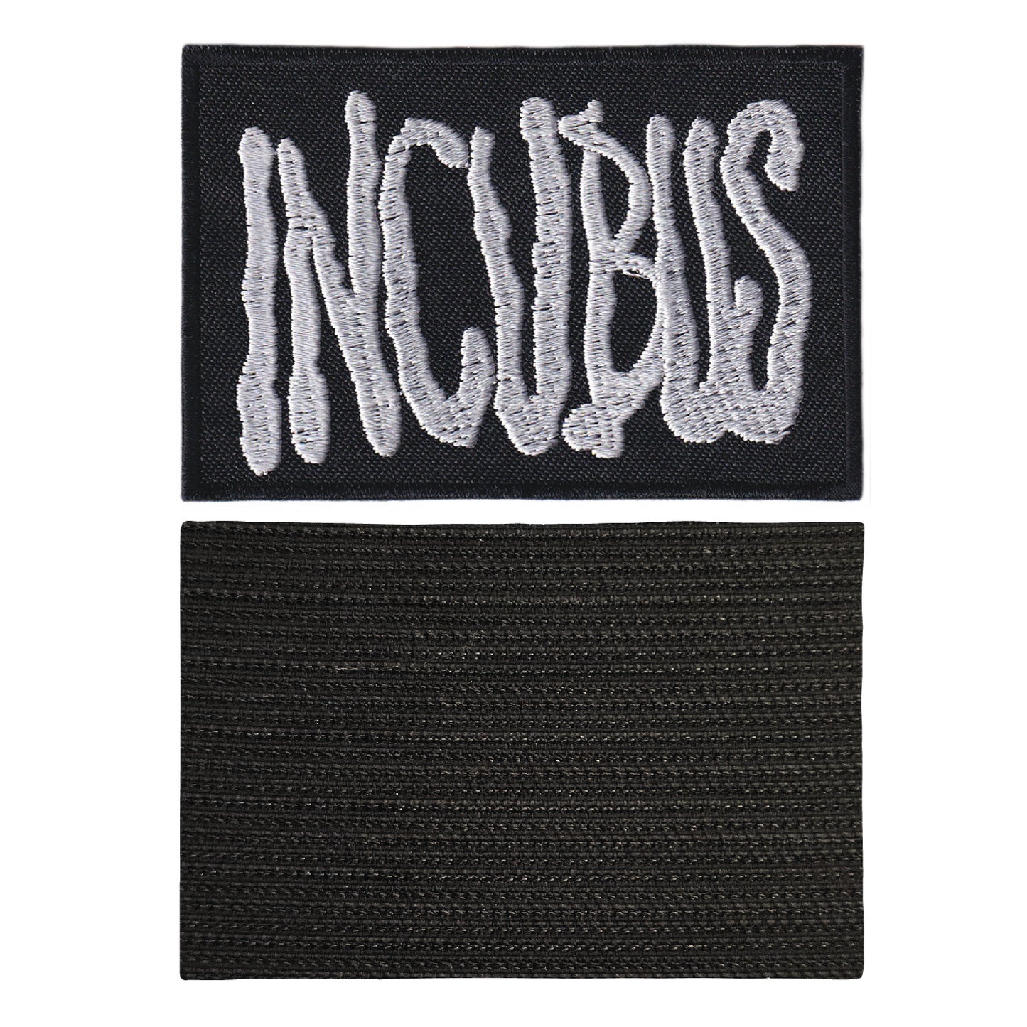 MAXIMUMPATCHES - Incubus - 8 cm x 5,5 cm - Ecusson Patch Brodé Avec Scratch Cousu Au Dos + Carré Scratch A Coudre, Face Opposé 10 cm x 10 cm/Groupe Musique Métal Rock Punk Heavy Trash Blues