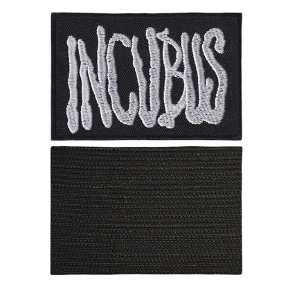 MAXIMUMPATCHES - Incubus - 8 cm x 5,5 cm - Ecusson Patch Brodé Avec Scratch Cousu Au Dos + Carré Scratch A Coudre, Face Opposé 10 cm x 10 cm/Groupe Musique Métal Rock Punk Heavy Trash Blues