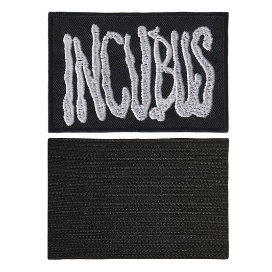 MAXIMUMPATCHES - Incubus - 8 cm x 5,5 cm - Ecusson Patch Brodé Avec Scratch Cousu Au Dos + Carré Scratch A Coudre, Face Opposé 10 cm x 10 cm/Groupe Musique Métal Rock Punk Heavy Trash Blues