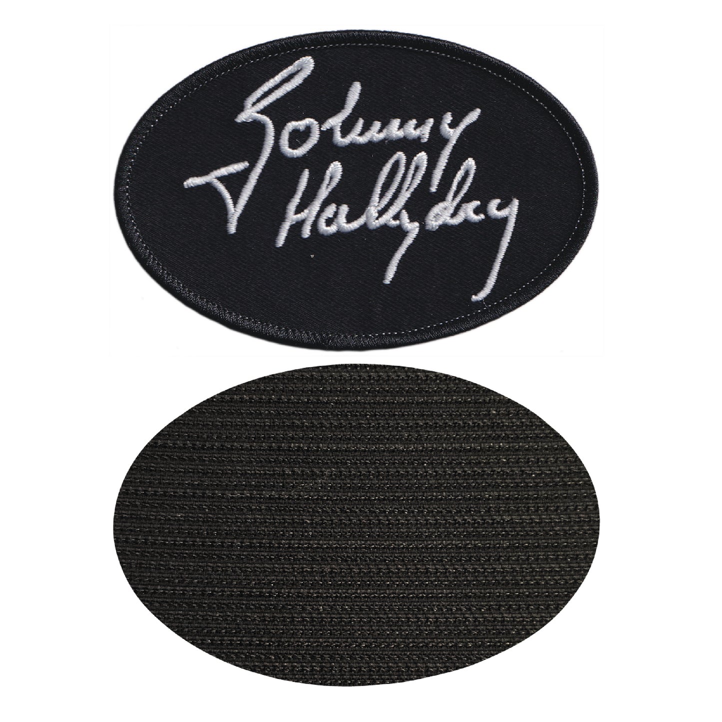 MAXIMUMPATCHES - 10 cm x 6,5 cm - Ecusson Patch Brodé Avec Scratch Cousu Au Dos + Carré Scratch A Coudre, Face Opposé 10 cm x 10 cm/Groupe Musique Métal Rock Punk Heavy Trash Blues