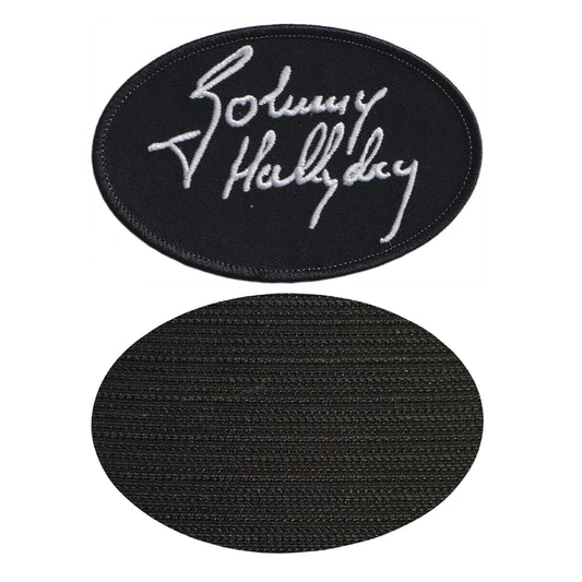 MAXIMUMPATCHES - 10 cm x 6,5 cm - Ecusson Patch Brodé Avec Scratch Cousu Au Dos + Carré Scratch A Coudre, Face Opposé 10 cm x 10 cm/Groupe Musique Métal Rock Punk Heavy Trash Blues