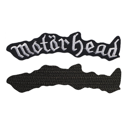 MAXIMUMPATCHES - Johnny Hallyday - 15 cm x 4,5 cm - Ecusson Patch Brodé Avec Scratch Cousu Au Dos + Carré Scratch A Coudre, Face Opposé 10 cm x 10 cm/Groupe Musique Métal Rock Punk Heavy Trash Blues