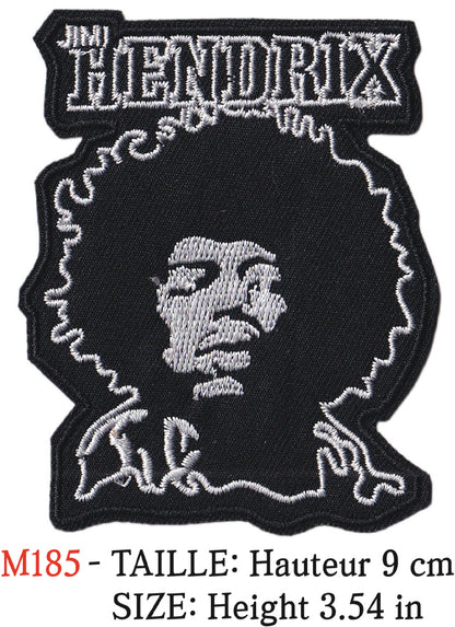 MAXIMUMPATCHES - Écusson Patch Brodé Thermocollant - Hauteur 9 cm - Groupe Musique Rock Punk Hard Trash Métal Heavy Psychedelic