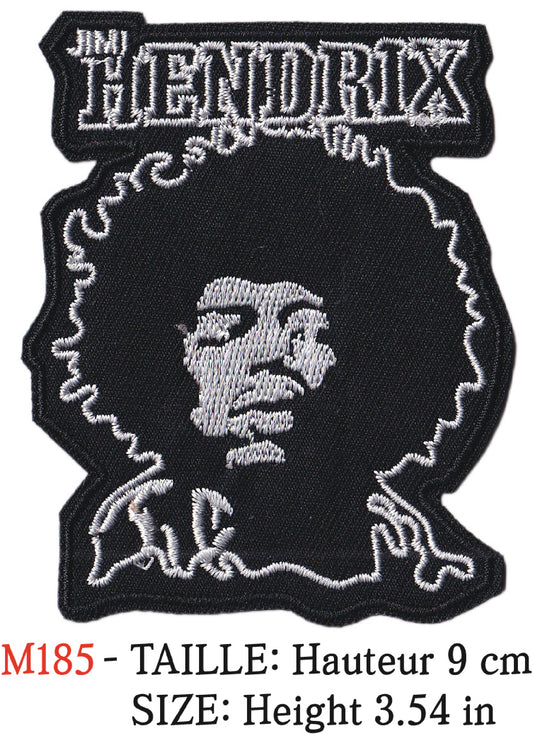 MAXIMUMPATCHES - Écusson Patch Brodé Thermocollant - Hauteur 9 cm - Groupe Musique Rock Punk Hard Trash Métal Heavy Psychedelic