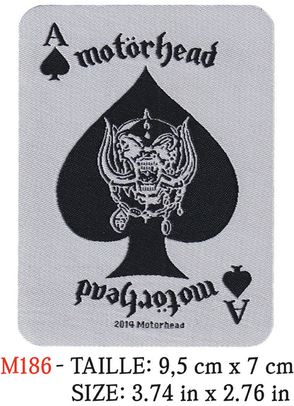 MAXIMUMPATCHES - Écusson tissé thermocollant - 9,5 cm x 7 cm - Groupe Musique Rock Punk Hard Trash Métal Heavy Psychedelic